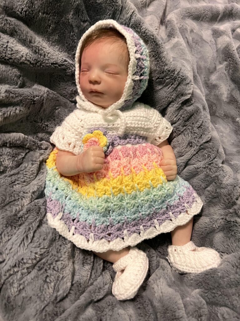 NB Rainbow Dress Set